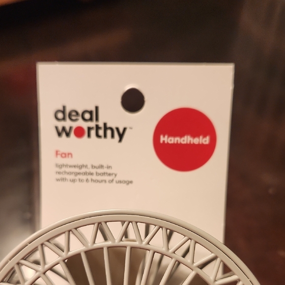 Gray Handheld Fan - Picture 2 of 7